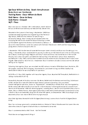 A preview of a PDF biography for de Brey, Oscar Willem